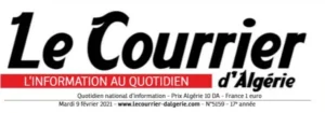 Le Courrier d'Algérie, journal d'information quotidien.