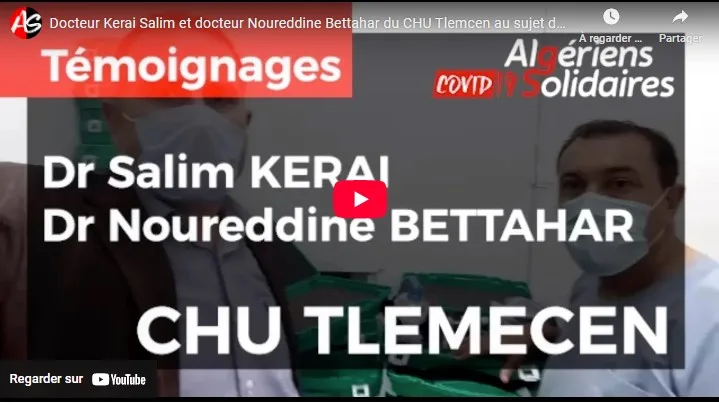 Entretien avec médecins du CHU Tlemcen.
